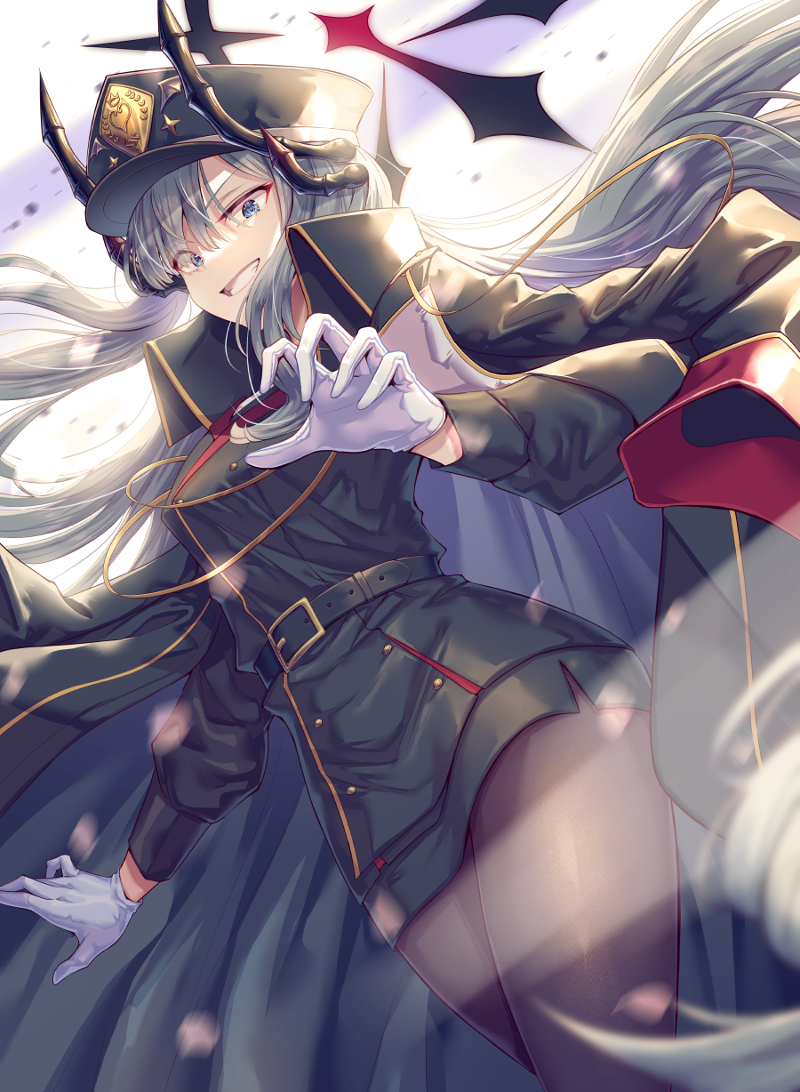 1girl, bangs, belt, black_belt, black_coat, black_jacket, blue_archive, blue_eyes