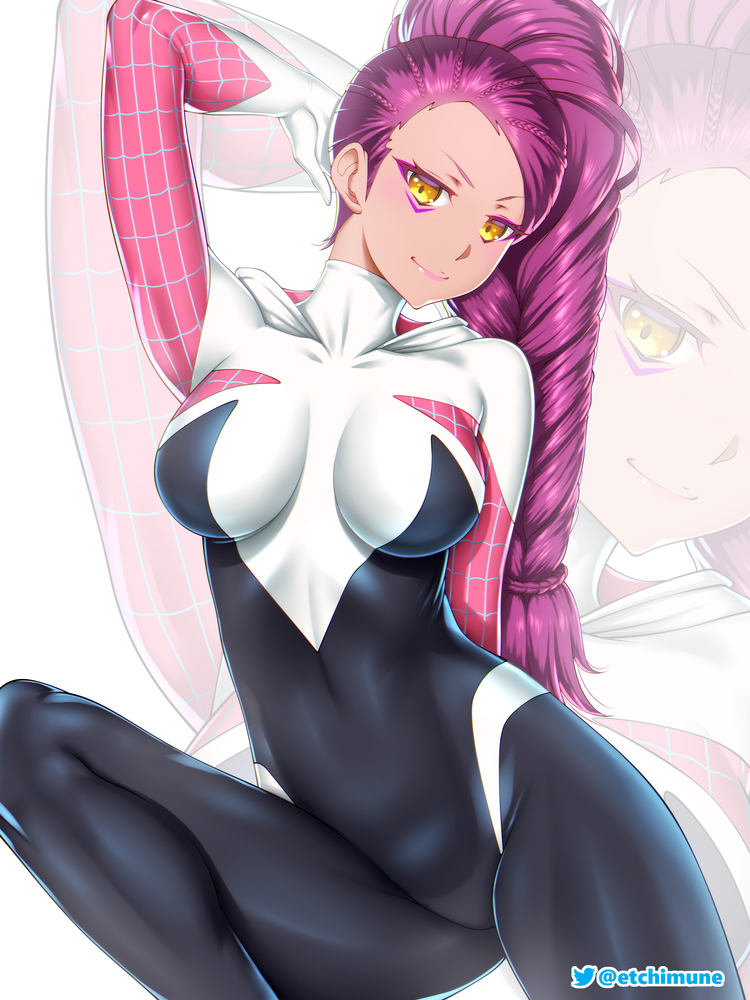 1girl, bodysuit, breasts, commentary, cosplay, etchimune, fire_emblem, fire_emblem:_three_houses