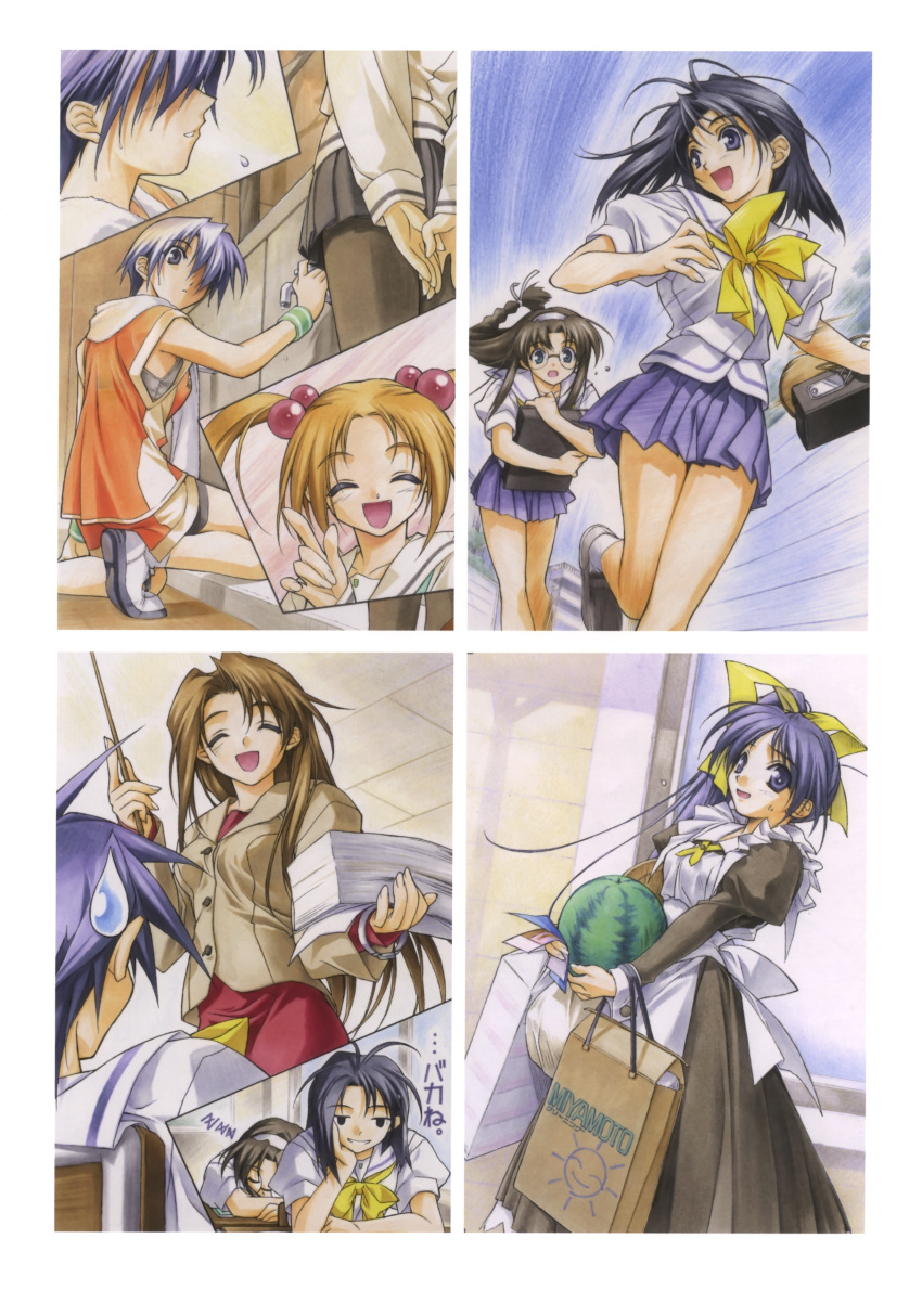 amamiya_michiru, hashimoto_takashi, hikawa_naori, naruse_manami, shigaraki_miako, tanaka_saeko, with_you