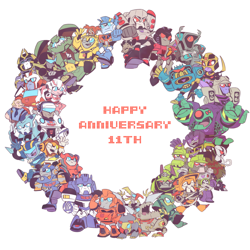 ^_^, anniversary, arcee, autobot, black_hair, blackarachnia, blitzwing, blurr