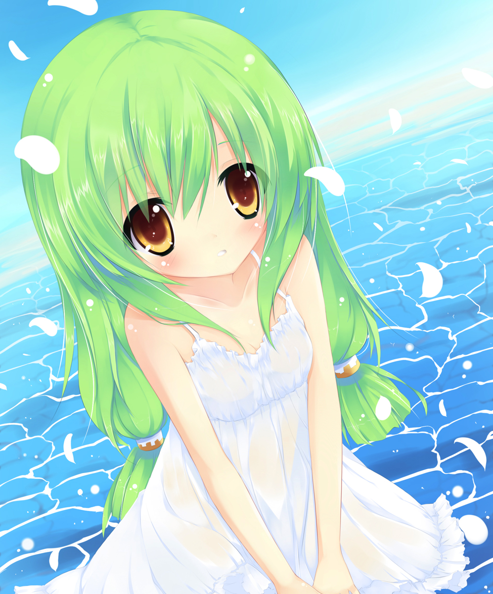 aaasld, summer_dress, tagme, wet_clothes