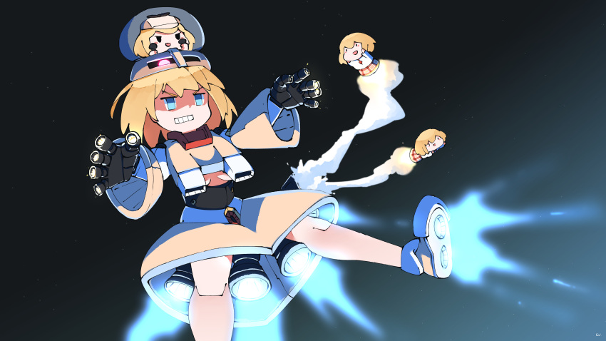 4girls, :d, absurdres, blonde_hair, blue_eyes, blush, breasts, cosplay