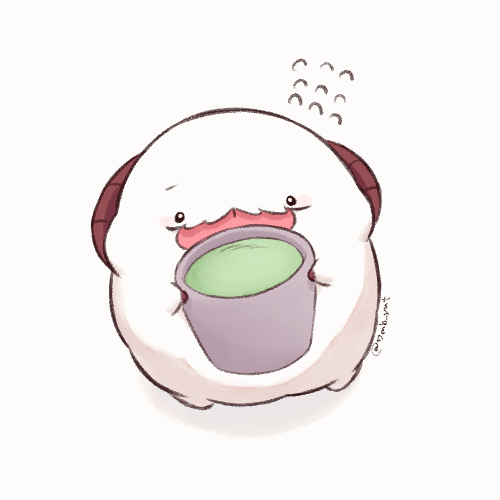 7mb_yut, :p, animal_focus, artist_name, bucket, full_body, green_slime, holding
