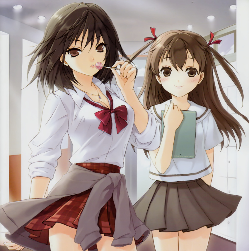 bessho_koyoi, cleavage, cuteg, hatsukoi_limited, seifuku, yamamoto_misaki