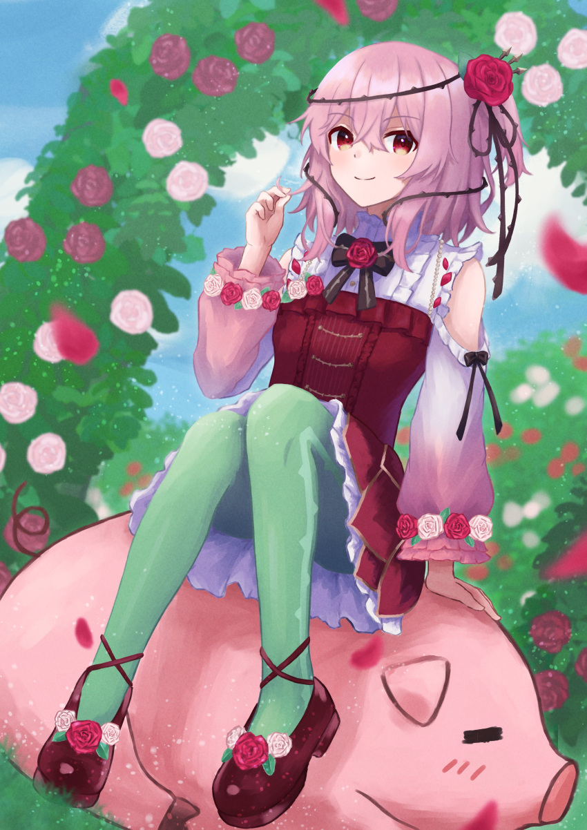 1girl, absurdres, bangs, blush, branch, brown_eyes, clothing_cutout, dress