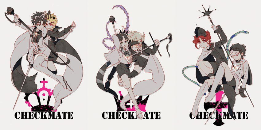 6+boys, battle_tendency, black_hair, blonde_hair, boots, caesar_anthonio_zeppeli, cape, child