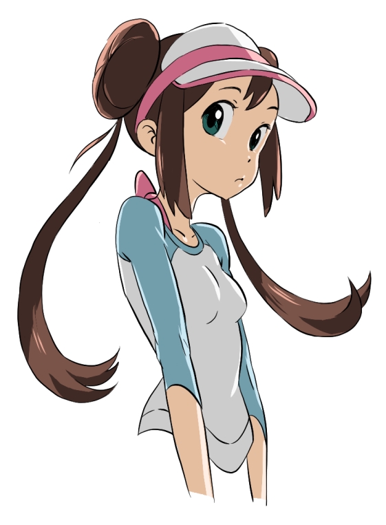 1girl, anime_coloring, brown_hair, closed_mouth, doughnut_hair_bun, green_eyes, jitsusan, long_hair