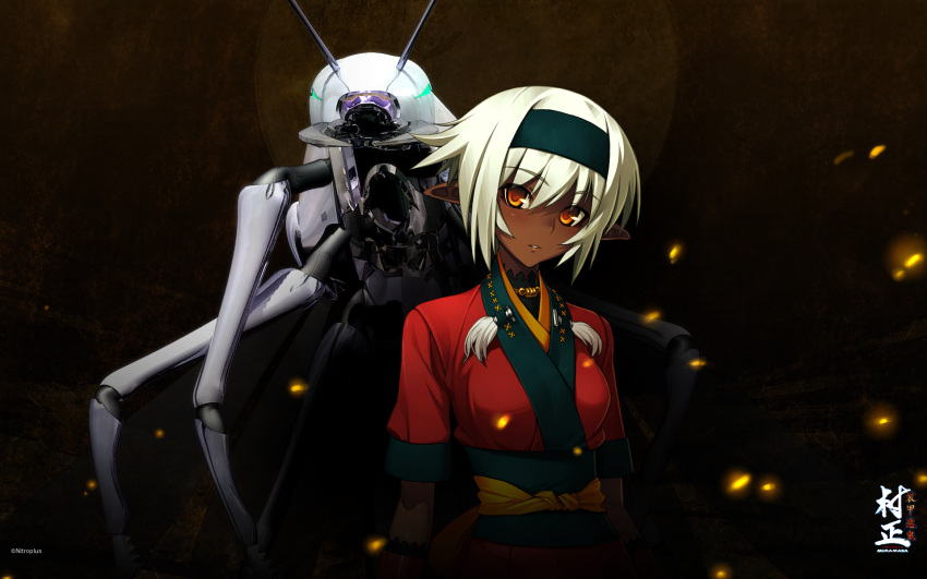 full_metal_daemon_muramasa, mecha, namaniku_atk, nitroplus, wallpaper