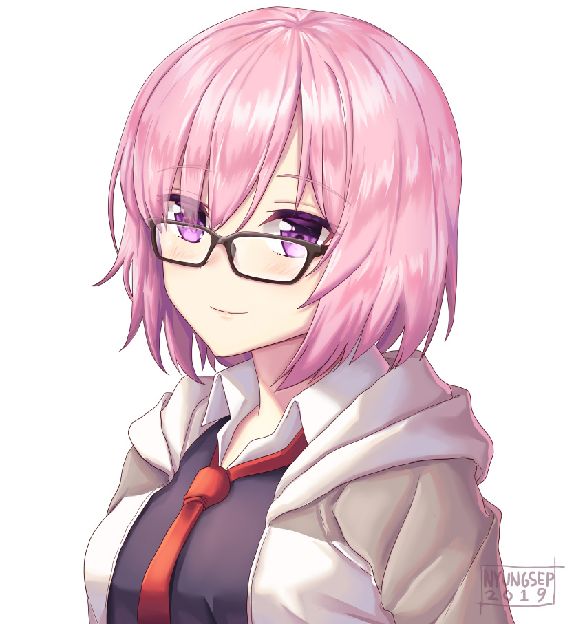 1girl, bangs, bare_shoulders, black-framed_eyewear, black_dress, blush, breast_pocket, breasts