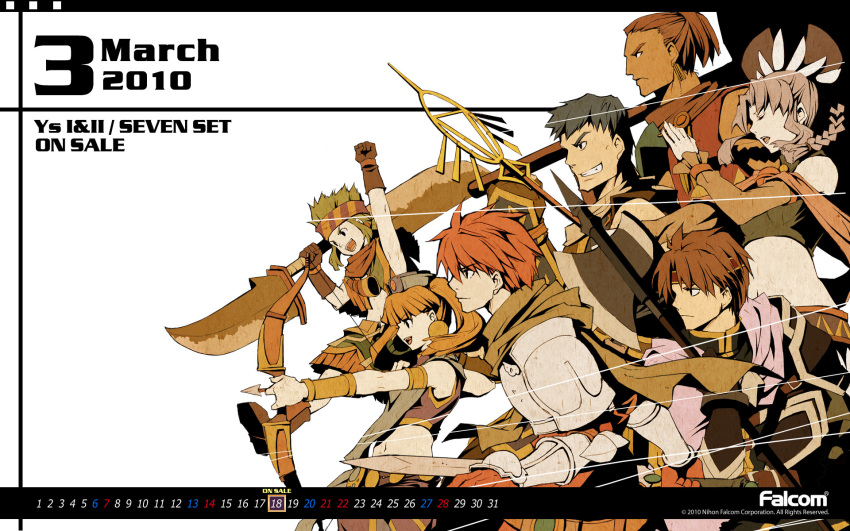 adol_christin, aisha_(ys), aisha_(ys7), aisha_(ys_vii), aisha_sari_edonas, armor, dogi, elk_(ys)