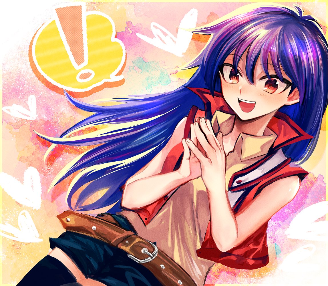 1girl, :d, bangs, collared_shirt, dated, dress_shirt, duel_academy_uniform_(yu-gi-oh!_gx), eyebrows_visible_through_hair