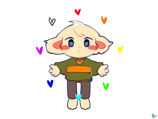 animal_ears, asriel_dreemurr, blush, boss_monster, collar, furry, furry_male, goat