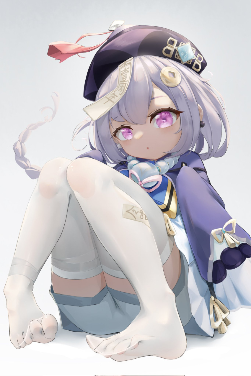 1girl, :o, bangs, bead_necklace, beads, berserker_r, braid, braided_ponytail