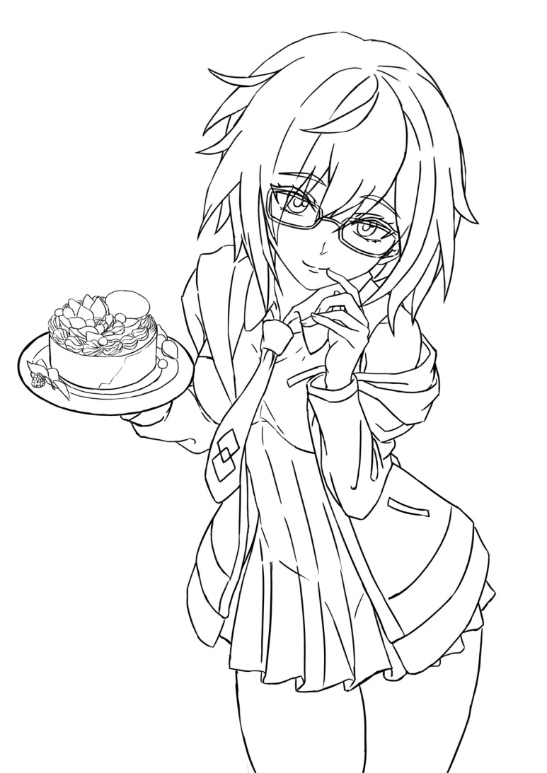 1girl, bangs, bare_shoulders, black-framed_eyewear, black_dress, blush, breast_pocket, breasts
