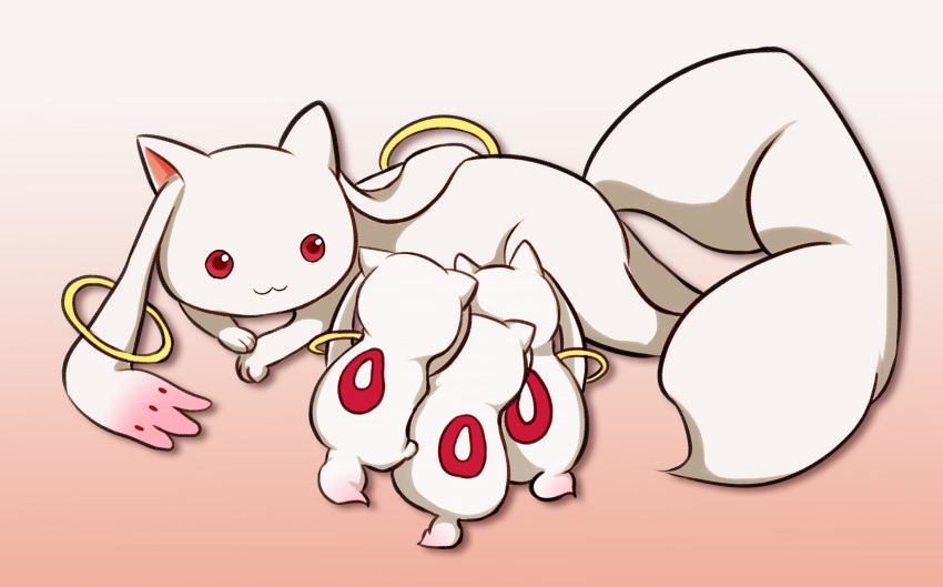 baby, breastfeeding, furry, genderswap, genderswap_(otf), highres, jewelry, kyubey