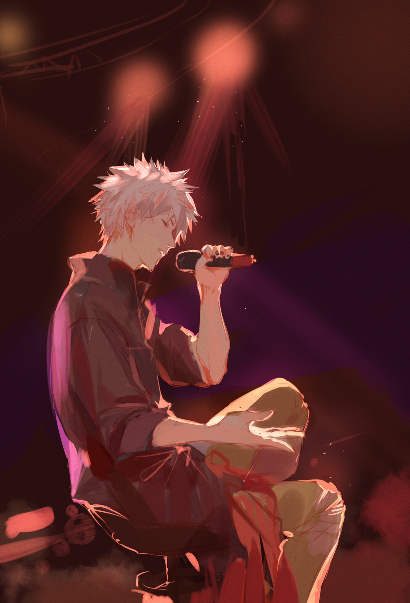 1boy, fanart, kurosaki_ranmaru, male, rd_chet, solo, uta_no_prince-sama