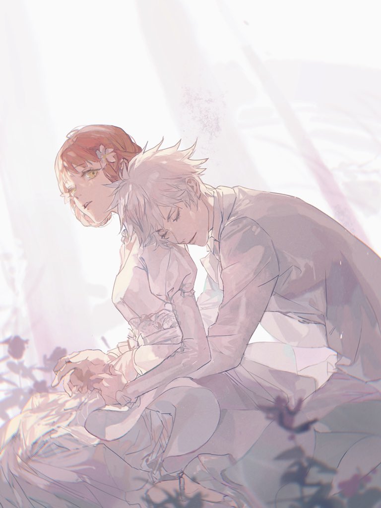 1boy, 1girl, duo, fanart, female, kurosaki_ranmaru, male, nanami_haruka