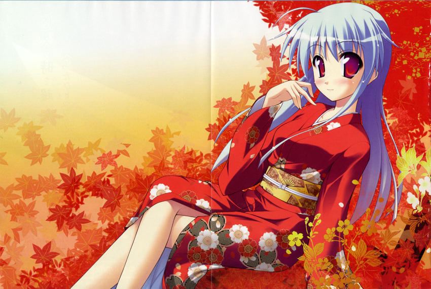 bleed_through, crease, fixme, flat, kujou_yuine, onsoku_zekuu, utatemeguri, yukata