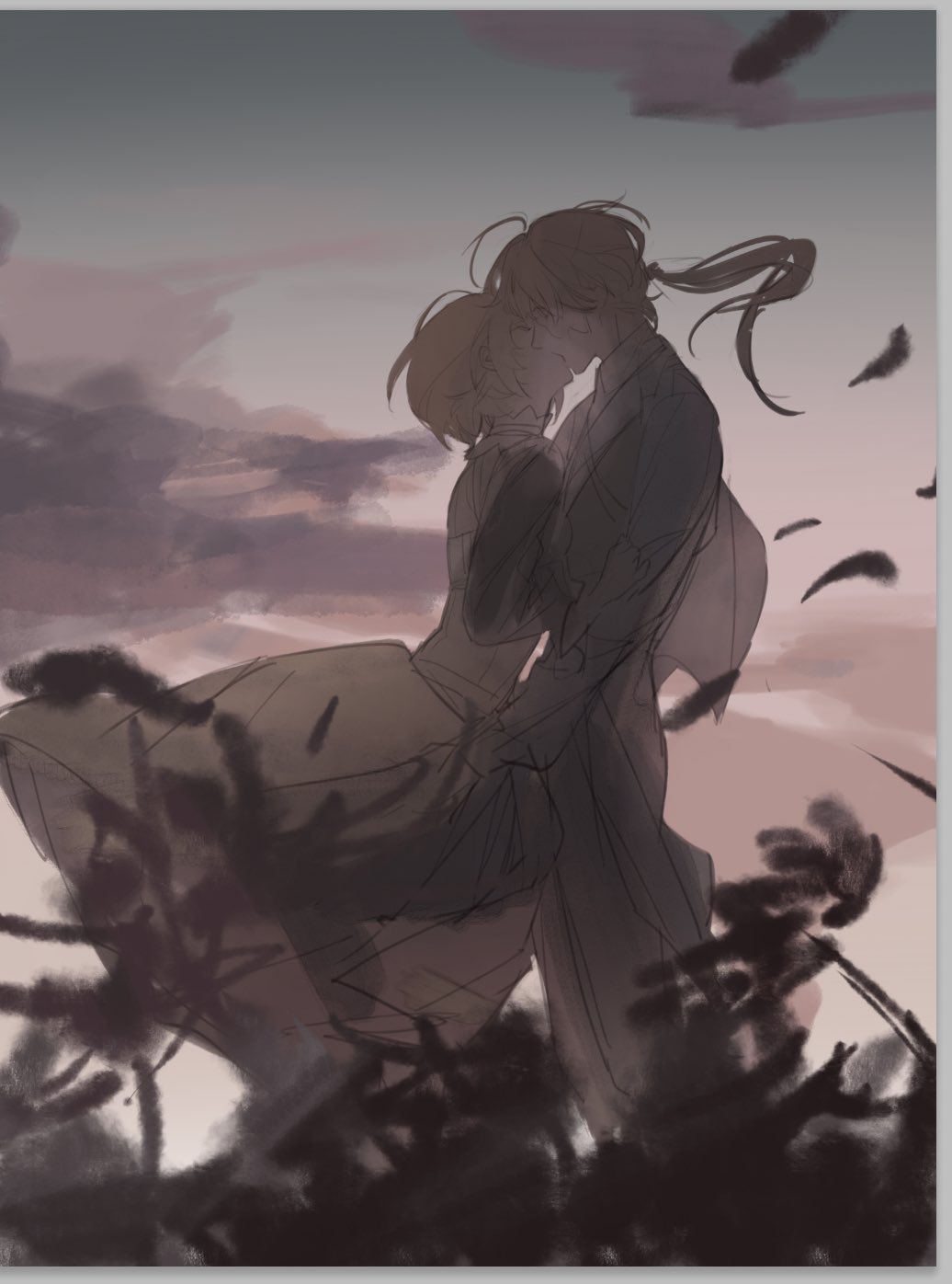 1boy, 1girl, ceres_(shuuen_no_virche), duo, fanart, rd_chet, shuuen_no_virche, yves_(shuuen_no_virche)