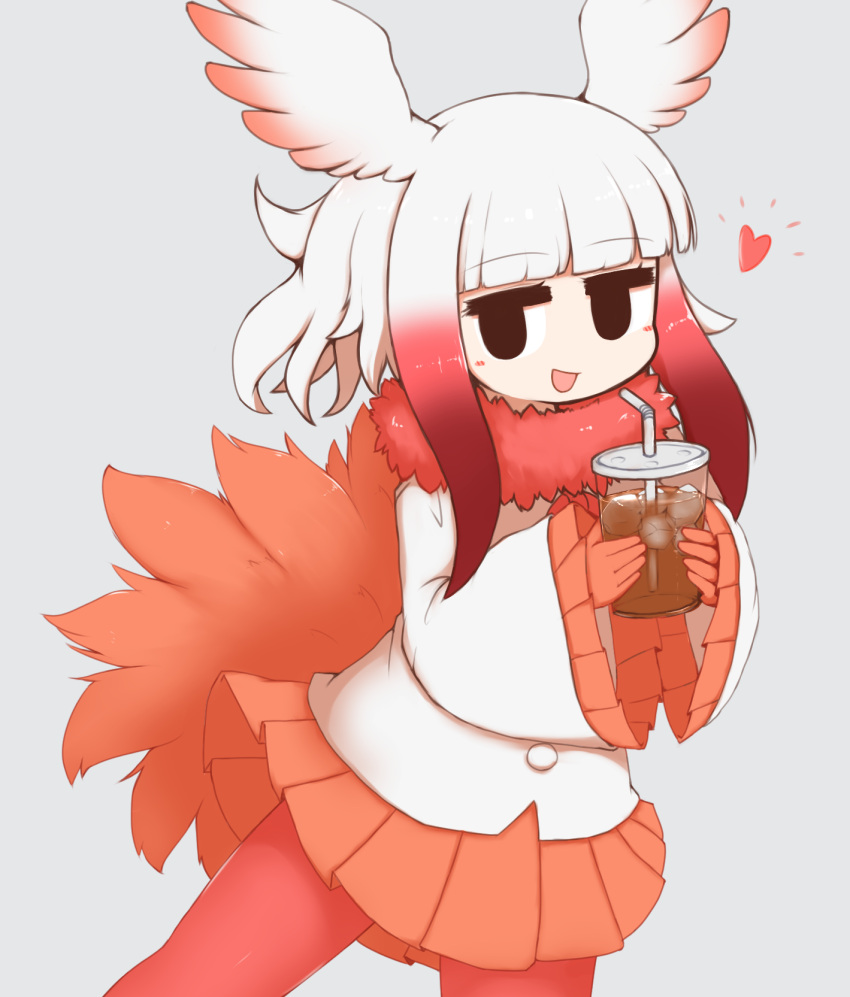 1girl, aticotta, bangs, black_eyes, blunt_bangs, blush, cup, drinking_straw