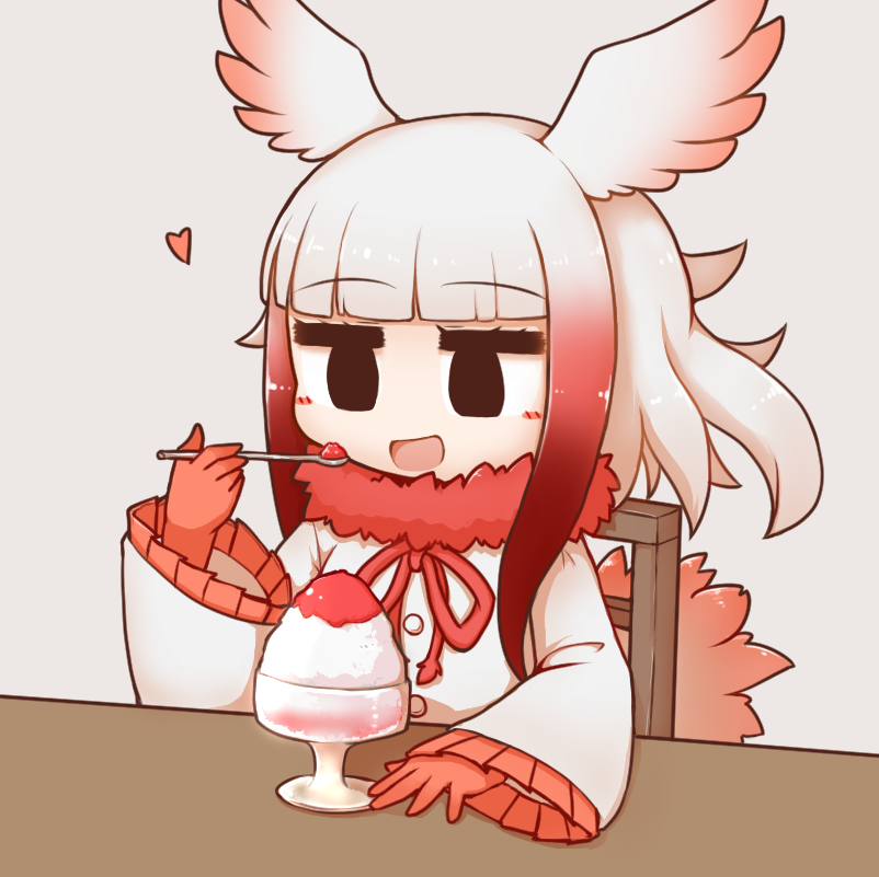 1girl, aticotta, bangs, black_eyes, blunt_bangs, blush, chair, eyebrows_visible_through_hair