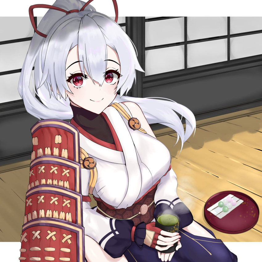1girl, bangs, blush, breasts, chip_le_cree, detached_sleeves, falcon_(pixiv53769385), fate/grand_order