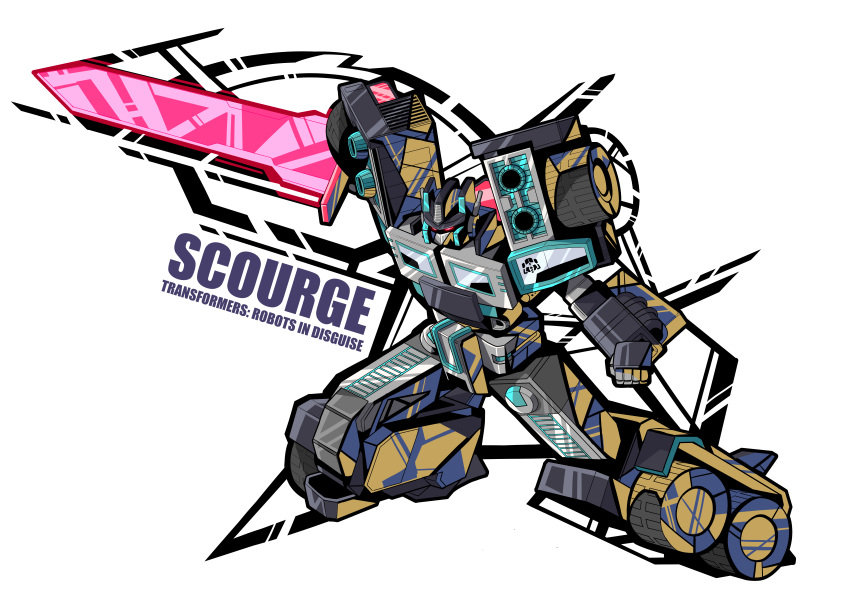 absurdres, clenched_hand, commission, copyright_name, decepticon, english_commentary, gundam, gundam_extreme_vs._maxi_boost