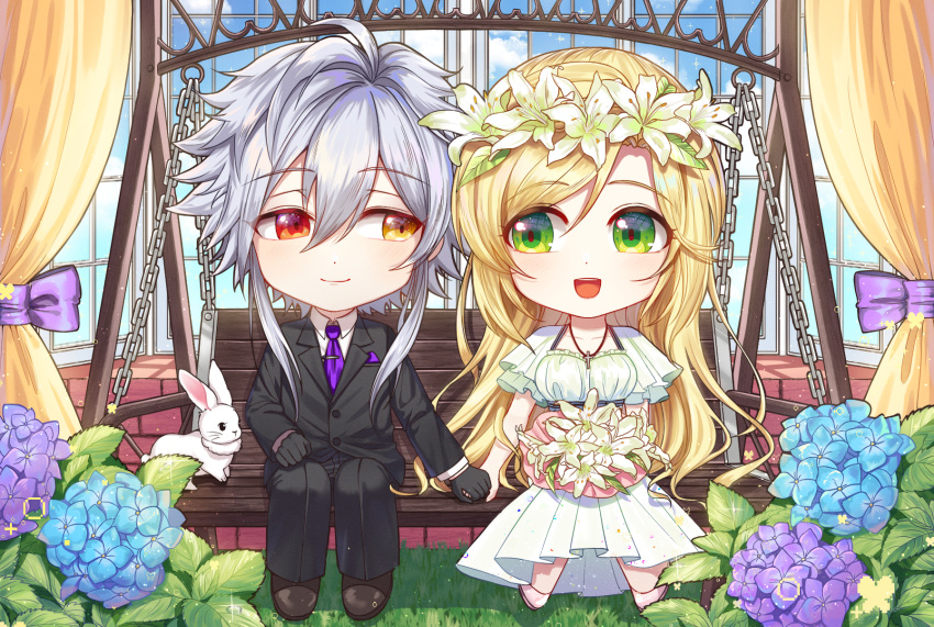 1boy, 1girl, duo, fanart, liliana_adornato, orlok, piofiore_no_banshou, pixiv_id_17106334