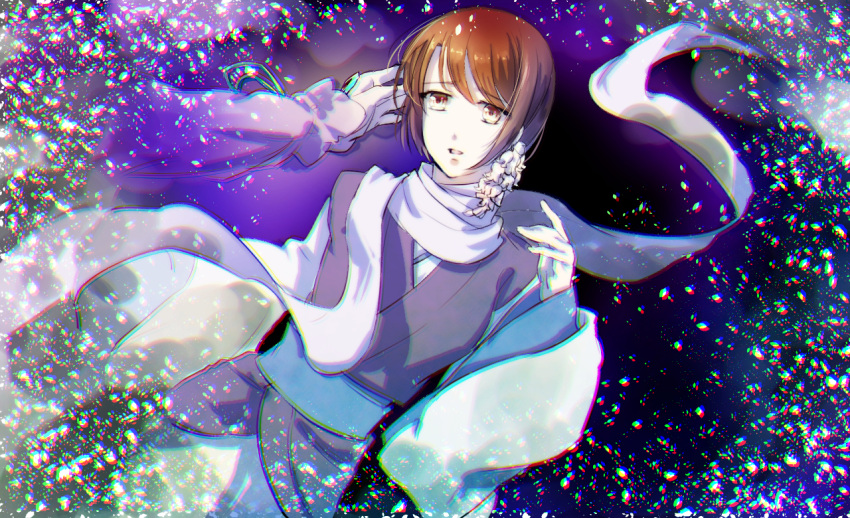 1girl, fanart, harukanaru_toki_no_naka_de_3, kajiwara_saku, pixiv_id_5280825, solo
