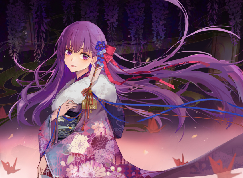1girl, absurdres, animal_print, aquarzaaa, bangs, blue_eyes, bow, closed_mouth