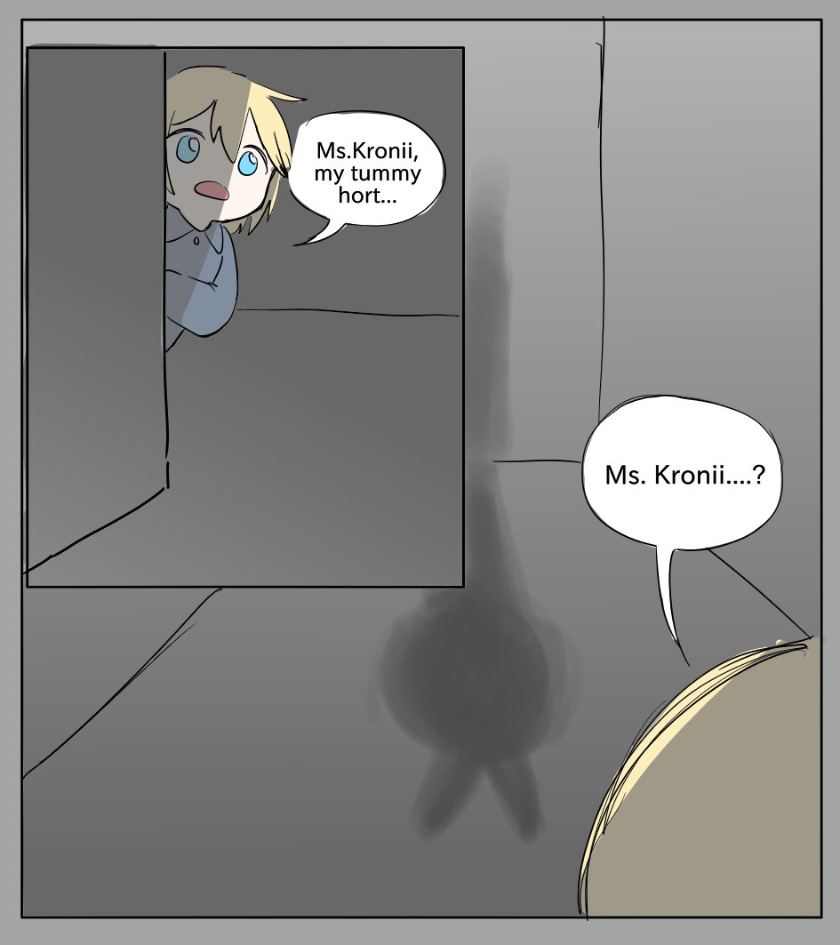 age_regression, blonde_hair, blue_eyes, child, hair_ornament, hallway, hololive, hololive_english