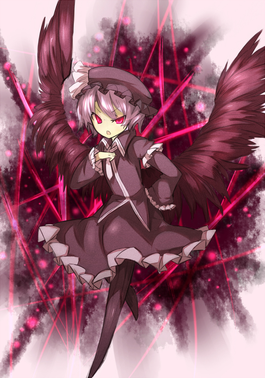 remilia_scarlet, shirogane_usagi, touhou, wings, zatracenie