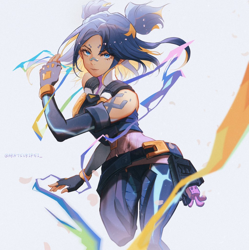 1girl, bandaid, bandaid_on_nose, belt, black_belt, blonde_hair, blue_eyes, blue_gloves