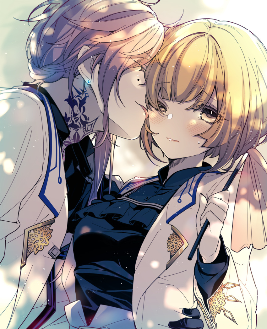 1boy, 1girl, ceres_(shuuen_no_virche), duo, fanart, pixiv_id_2422784, scien_brofiise, shuuen_no_virche