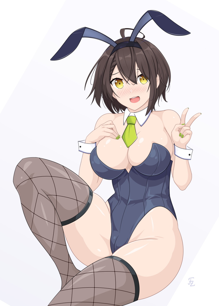 1girl, absurdres, alternate_costume, animal_ears, azur_lane, baltimore_(azur_lane), bare_shoulders, blush