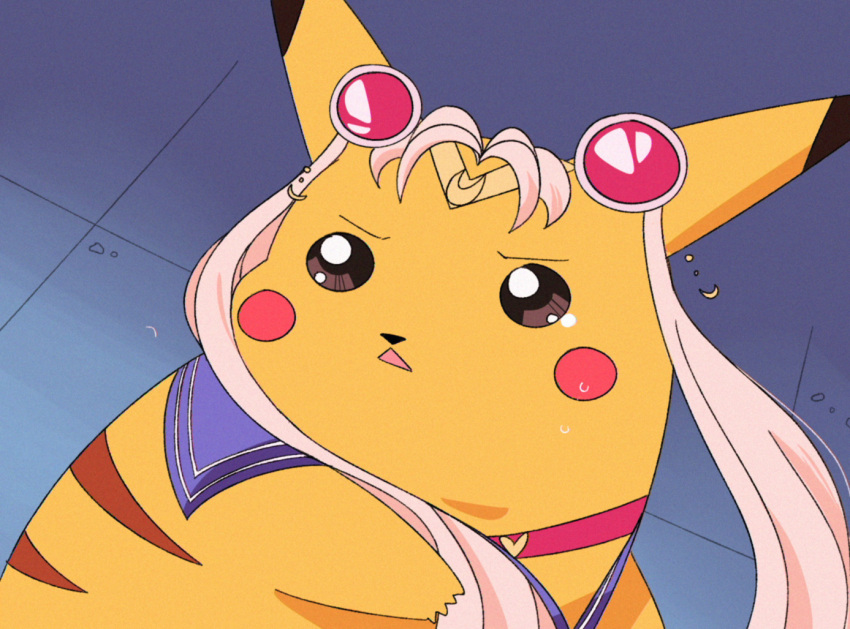 1other, bangs, bishoujo_senshi_sailor_moon, brown_eyes, choker, commentary, cosplay, derivative_work