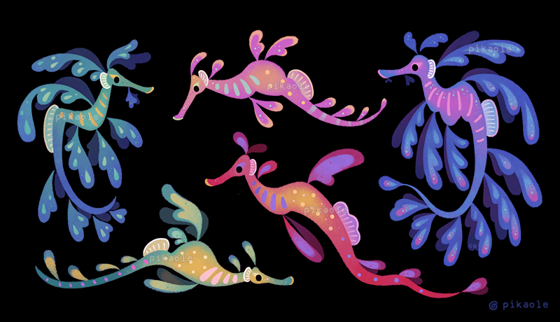 ._., animal, animal_focus, artist_name, black_background, black_eyes, commentary_request, fins