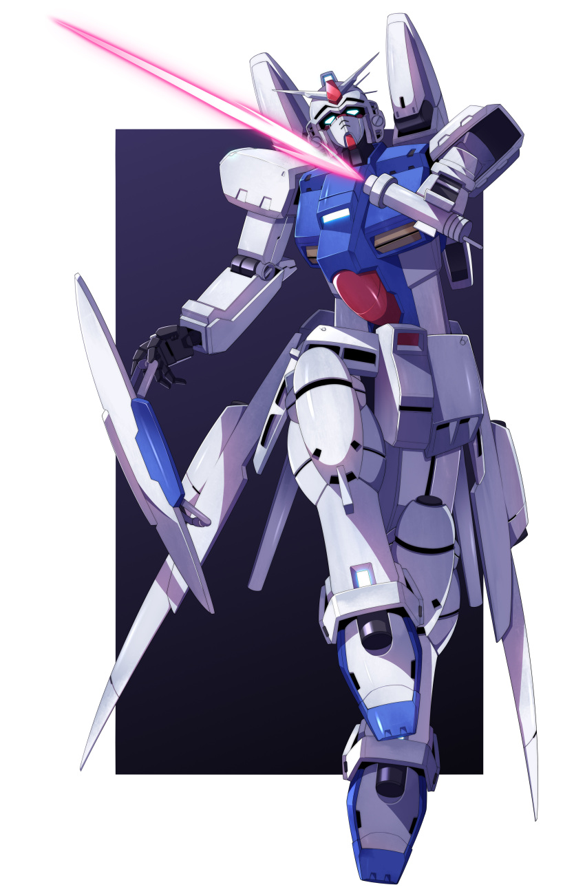absurdres, beam_saber, energy_sword, gundam, gundam_0083, gundam_gp-03_stamen, highres, holding