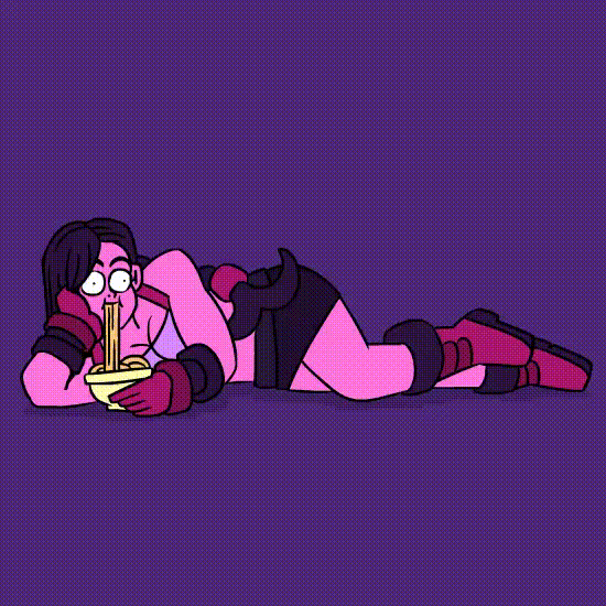 animated, animated_gif, eating, final_fantasy, final_fantasy_vii, food, italian_senate_porn_livestream, lying