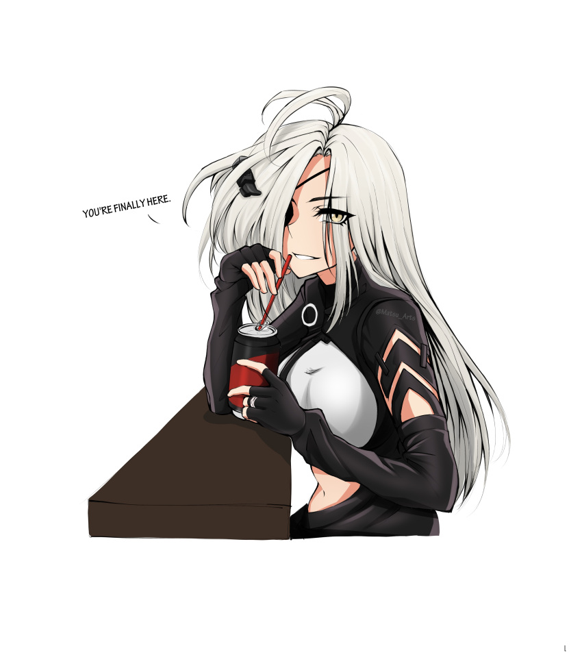 1girl, absurdres, alchemist_(girls'_frontline), bangs, black_eyepatch, black_gloves, breasts, elbow_gloves