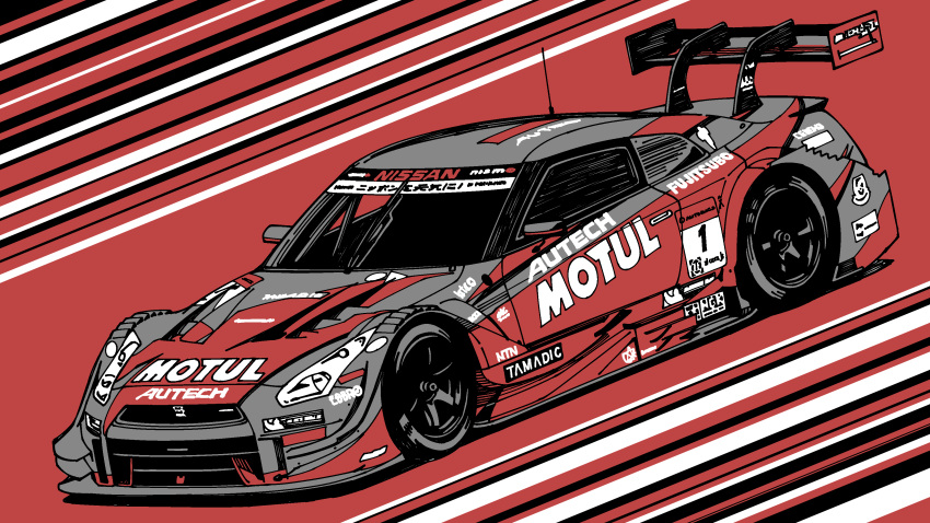 absurdres, formula_one, from_side, highres, no_humans, original, race_vehicle, racecar