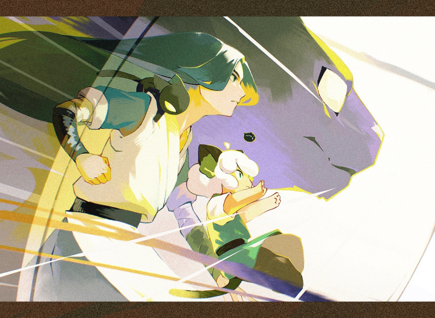 2boys, animal, animal_ears, animal_on_shoulder, black_cat, black_hair, cat, cat_boy