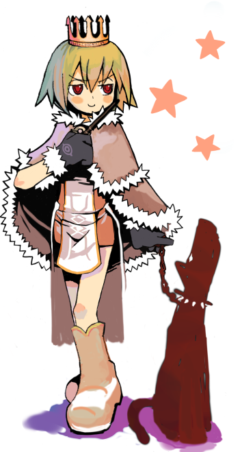 1girl, bangs, black_gloves, blush, boots, brown_cape, brown_dress, cape