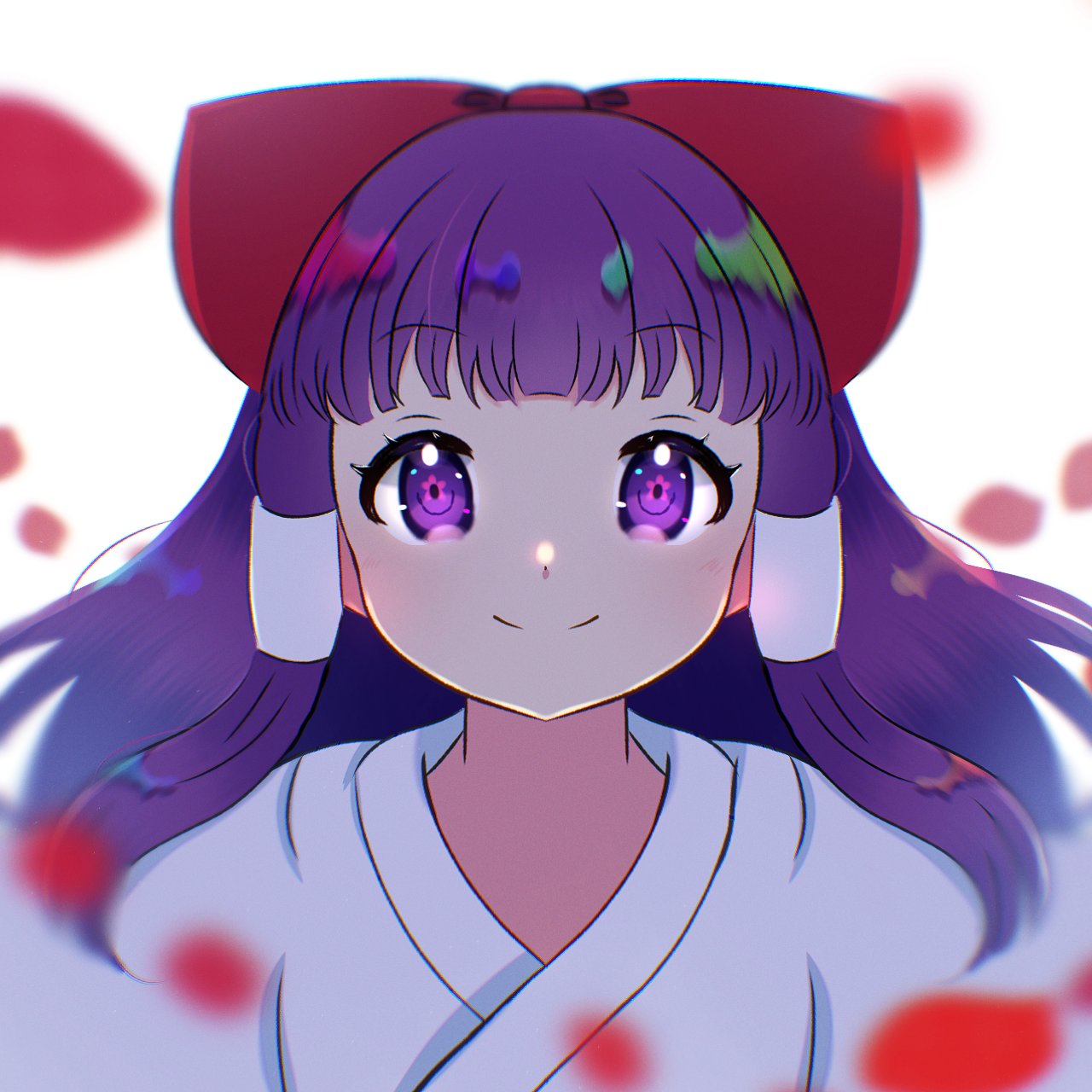 1girl, bangs, bow, closed_mouth, commentary_request, esist_hourai, eyebrows_visible_through_hair, eyelashes