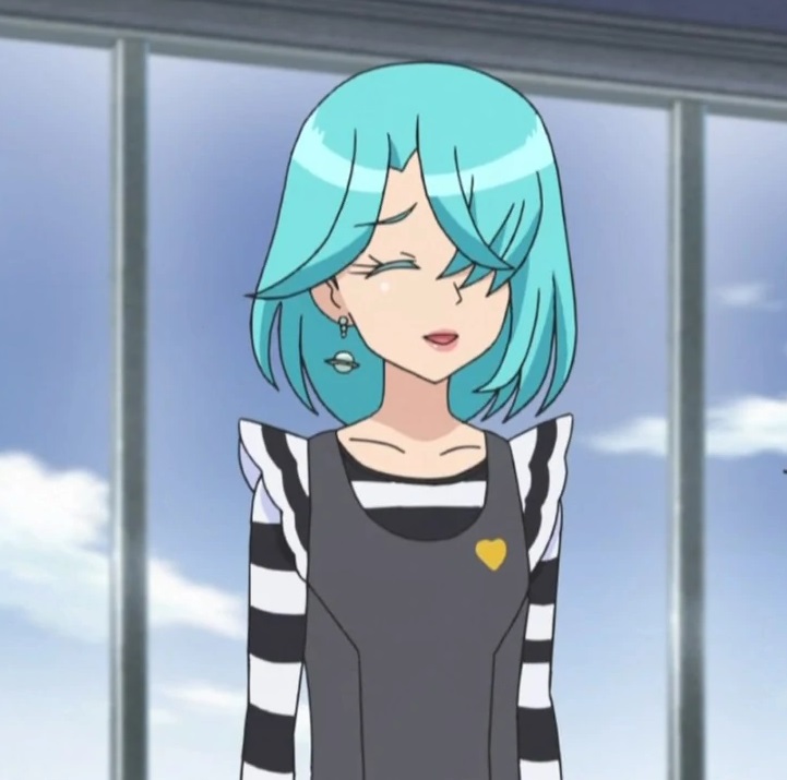 10s, 1girl, aqua_hair, houjou_cosmo, pripara