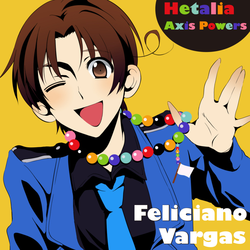 freckle, hetalia_axis_powers, k-on!, male, north_italy, parody