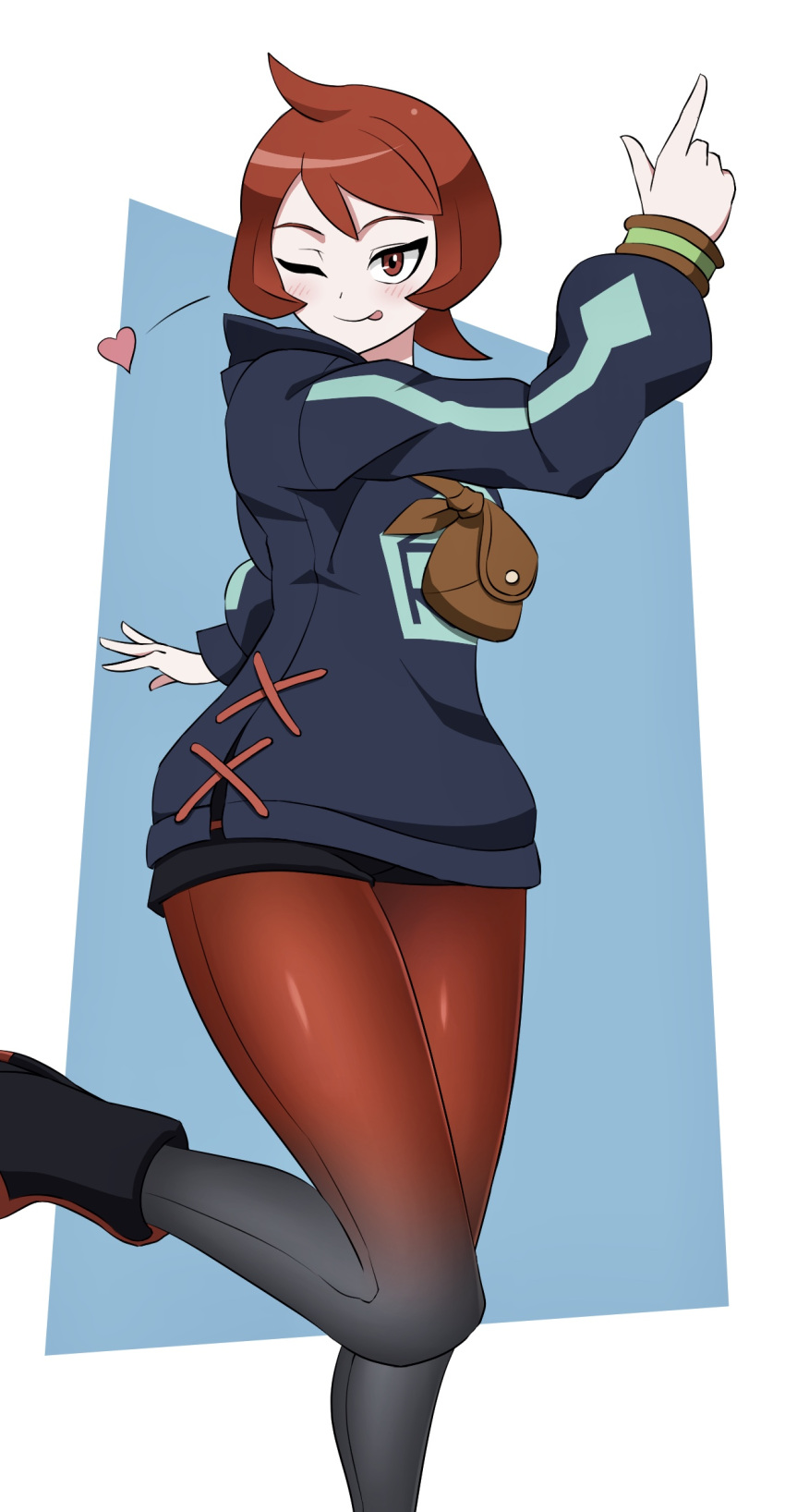 1girl, arezu_(pokemon), bangs, black_footwear, blush, boots, brown_bag, closed_mouth