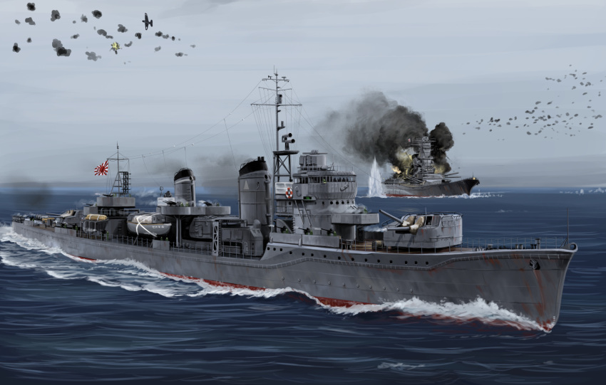 aircraft, airplane, anchor, anti-aircraft, anti-aircraft_gun, battleship, boat, cannon