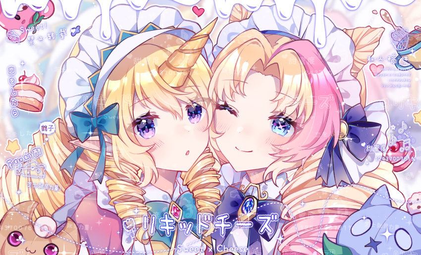 :o, absurdres, bangs, blonde_hair, blue_eyes, blush, bow, bowtie