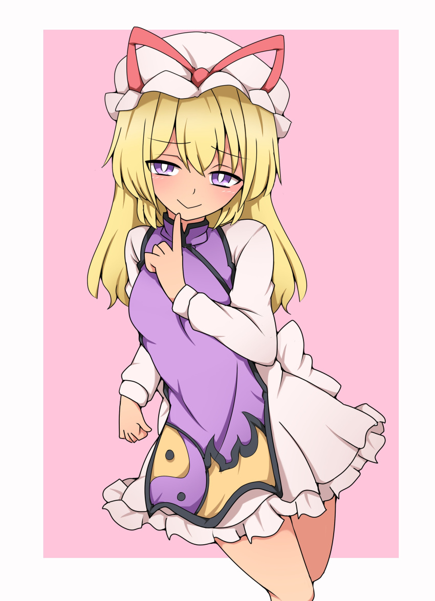 1girl, :>, absurdres, bangs, blonde_hair, blush, breasts, bright_pupils